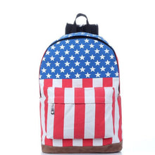 Women backpack Canvas Striped UK British Flag Printing for girls Satchel Students school backpack ILML