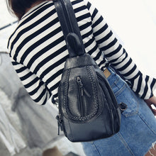 Women backpack Chest bags leather Students school backpacks For Girl Mochila Mujeres Travel bag Backpack Satchel Bags ILML