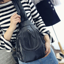 Women backpack Chest bags leather Students school backpacks For Girl Mochila Mujeres Travel bag Backpack Satchel Bags ILML