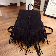 Women backpack Tassel leather school backpacks For Girl Mochila Mujeres Travel bag Backpack Satchel Bags  ILML