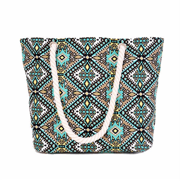 Women bag Hbag Shoulder Bags Large Tote Ladies Purse Floral Canvas hbags shopping bag Beach Satchel bolsa ILML