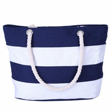 Women bag Hbag Shoulder Bags Large Tote Ladies Purse Stripe Canvas hbags shopping bag Satchel bolsa ILML