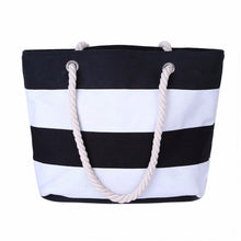 Women bag Hbag Shoulder Bags Large Tote Ladies Purse Stripe Canvas hbags shopping bag Satchel bolsa ILML