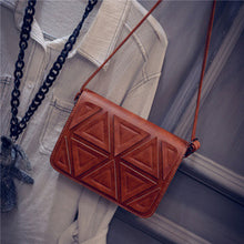 Women bag Triangle Stitching Retro Shoulder messenger bags hbags women famousleather hbag designer ILML