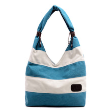 luxury hbags Women Stripe Canvas Large Capacity Shoulder Bags Large Tote Ladies Daily Use Hbag Tote ILML