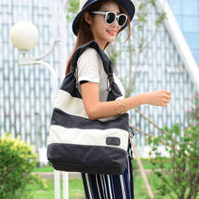 luxury hbags Women Stripe Canvas Large Capacity Shoulder Bags Large Tote Ladies Daily Use Hbag Tote ILML