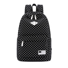 women backpack Polka Dot Canvas Printing Backpack for girls school backpacks Mochila Mujeres Backpacks Travel Rucksacks ILML