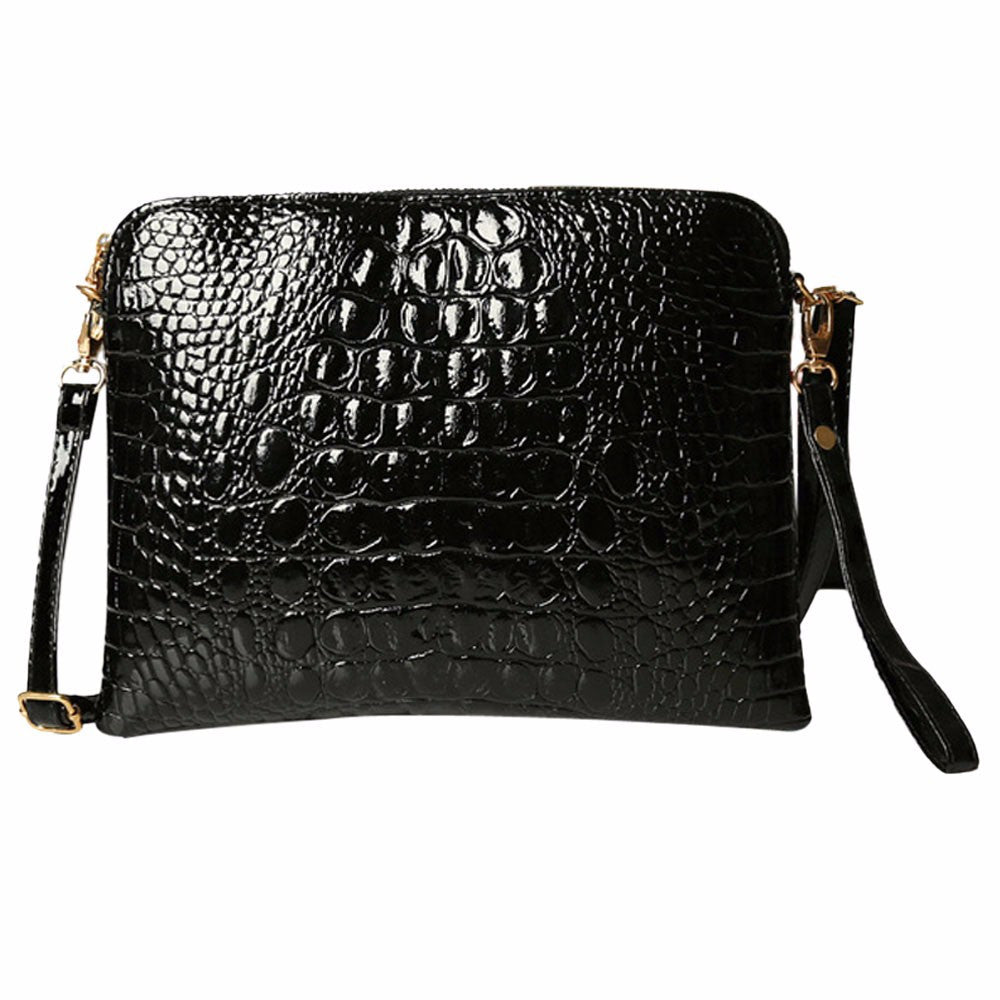 Fashsion Women Bag Crocodile Leather Hbag Clutch Satchel Shoulder Messenger Cross Body Bags bolsa feminina  ILML