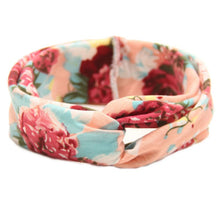 Floral Print Turban Headband Baby Top Knot Headband Girls Headwrap Head Band Hair Accessories Headwear Bandeau Bebe Fille LE3 ILML