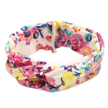 Floral Print Turban Headband Baby Top Knot Headband Girls Headwrap Head Band Hair Accessories Headwear Bandeau Bebe Fille LE3 ILML