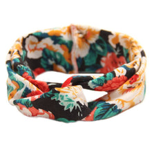 Floral Print Turban Headband Baby Top Knot Headband Girls Headwrap Head Band Hair Accessories Headwear Bandeau Bebe Fille LE3 ILML