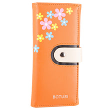 Floral Purse Clutch Button Wallet Bag Hbag Card Holder ILML