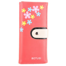 Floral Purse Clutch Button Wallet Bag Hbag Card Holder ILML