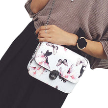 Floral women bag Leather Chain feminina messenger bags hbags famousSingle crossbody Shoulder Lady's bolsos mujer ILML