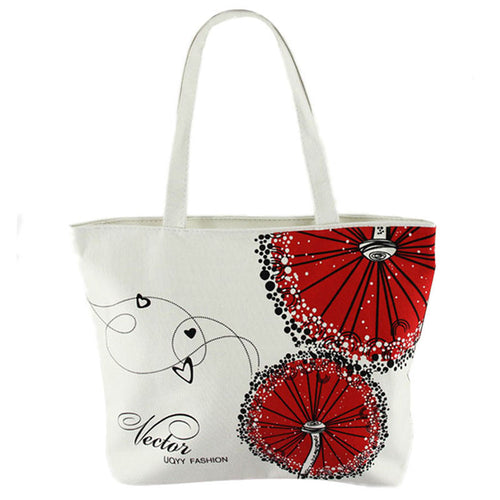 Forward Canvas Red Delion Pattern fresh Girls Shopping Shoulder Bags Hbag Beach  ILML