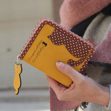 Forward Women Cat Purse Short Wallet Bags PU Hbags Card Holder  ILML
