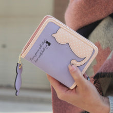 Forward Women Cat Purse Short Wallet Bags PU Hbags Card Holder  ILML