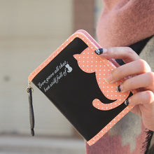 Forward Women Cat Purse Short Wallet Bags PU Hbags Card Holder  ILML