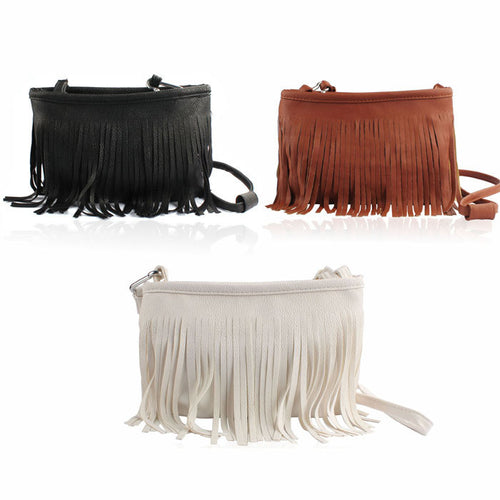 Forward Tassel Shoulder Messenger Clutch Baguette Hbag women Satchel For s ILML