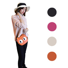Forward Women Big Eyes Cute Cartoon Shoulder Bag Messenger Bag Shoulder bags Retro Girl PU Leather Tote ILML