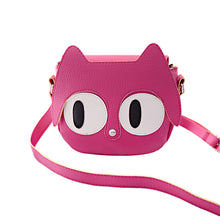 Forward Women Big Eyes Cute Cartoon Shoulder Bag Messenger Bag Shoulder bags Retro Girl PU Leather Tote ILML