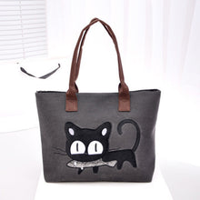 Forward Women Shoulder Bag Canvas Bag Cute Cat Bag Office Lunch Bag  ILML
