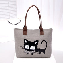 Forward Women Shoulder Bag Canvas Bag Cute Cat Bag Office Lunch Bag  ILML
