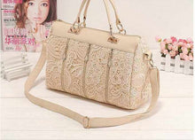 Forward Women PU Leather Messenger Bag Tote Shoulder Bag Lace Hbag ILML