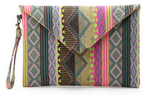 Forward Women Envelope Clutch Hbag Purse Tote Canvas Ladies Bag Lady Purse  ILML