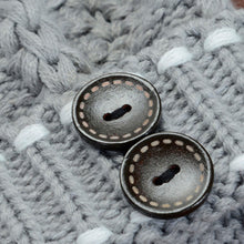 Forward Women's Wool Balls Warm Wood Buckle Knitted Wool Hat ILML