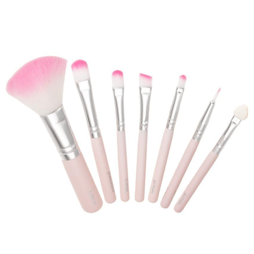 Forward 7Pcs Makeup Brush Professional Cosmetics Brushes Eyebrow Powder Lipsticks Shadows Make Up Tools Kit ILML