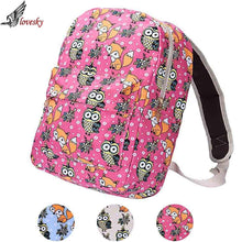 Forward Backpack 3 Colors Casual Canvas Owl Rucksack Backpack School Book Travel Rucksacks  ILML