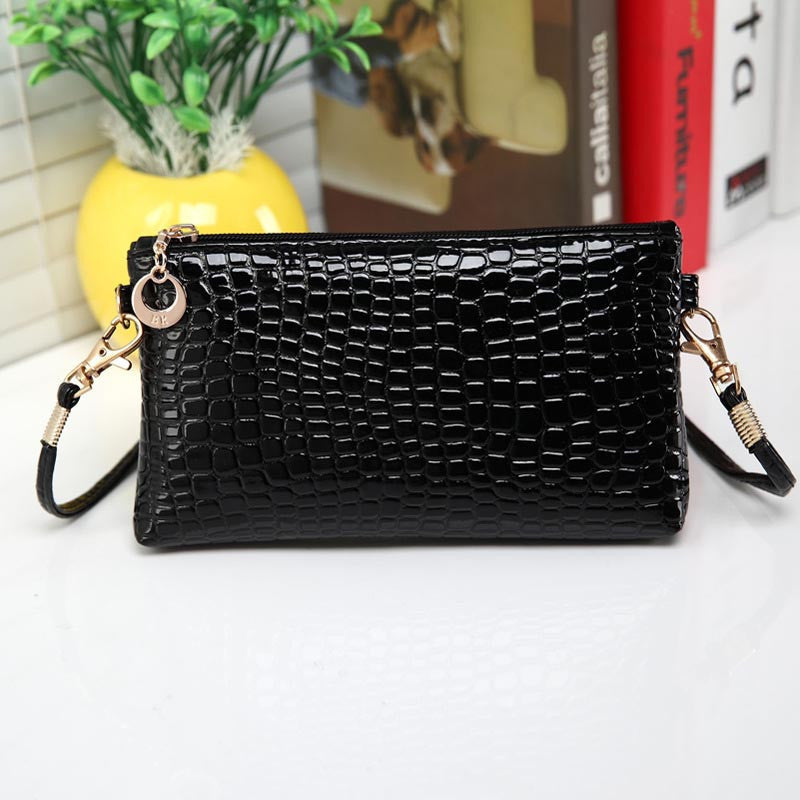 Forward Women Crocodile PU Leather Messenger bags Crossbody Clutch Shoulder Hbag  ILML