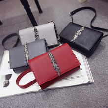 Forward Women Girl Leather Mini Small Feather Metal Chain Shoulder Bag Messenger  ILML
