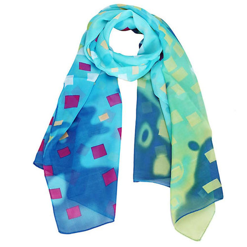 Forward Women Grid Print Long Scarf Elegant Cotton Scarves Neck Wrap Stole Neckerchief 5 Colors  ILML