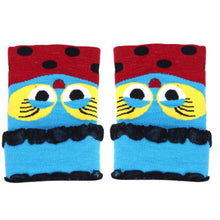 Forward Women Wool Warmer Owl Knitted Mitten Half-finger Gloves Fast Shipping ILML