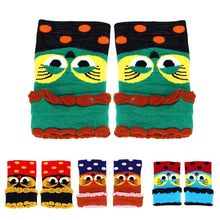 Forward Women Wool Warmer Owl Knitted Mitten Half-finger Gloves Fast Shipping ILML