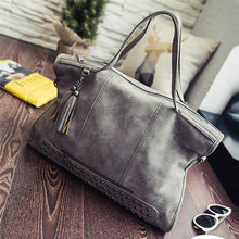 Forward Women Rivet Crossbody Tassel Bag Frosted Messenger Bag Large Capacity ILML