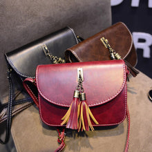 Forward Leather Tassels Crossbody Women Hbag Satchel Messenger Bag  ILML