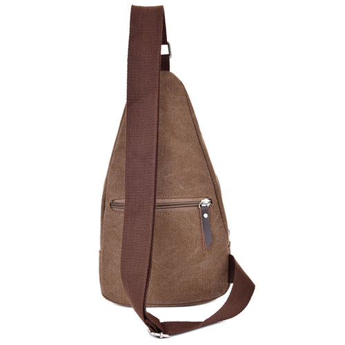 Forward Men Hbag Casual Canvas Unbalance Crossbody Shoulder Bag Chest Bag  ILML