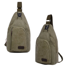 Forward Men Hbag Casual Canvas Unbalance Crossbody Shoulder Bag Chest Bag  ILML