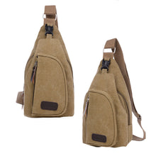 Forward Men Hbag Casual Canvas Unbalance Crossbody Shoulder Bag Chest Bag  ILML