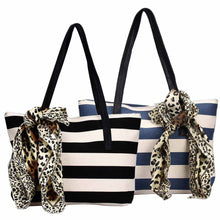 Forward Striped Canvas Ladies Hbags Shoulder Bags Clutches Women Bag  ILML
