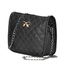 Forward Women Solid Bow PU leather Chains Shoulder Bags Tote Purse Leather Messenger Hobo Bag ILML