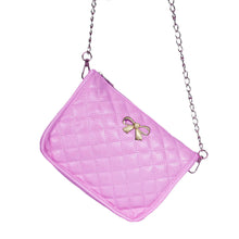 Forward Women Solid Bow PU leather Chains Shoulder Bags Tote Purse Leather Messenger Hobo Bag ILML