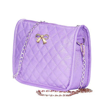 Forward Women Solid Bow PU leather Chains Shoulder Bags Tote Purse Leather Messenger Hobo Bag ILML