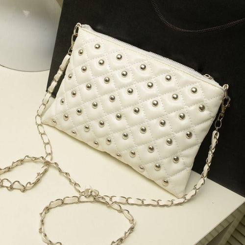 Forward Ladies Hbag Korean Rivet Hbag Shoulder Bag Purse Satchel Messenger Bag ILML