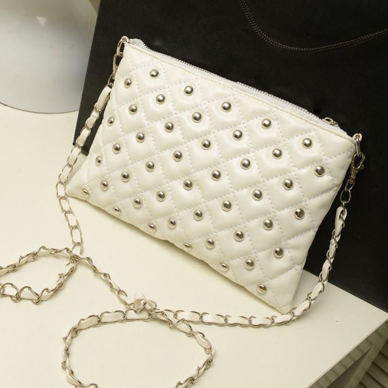 Forward Ladies Hbag Korean Rivet Hbag Shoulder Bag Purse Satchel Messenger Bag ILML