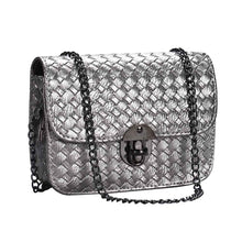 Forward Girl Small Leather Woven Pattern Shoulder Hbag Messenger Mini Bag  ILML