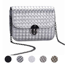 Forward Girl Small Leather Woven Pattern Shoulder Hbag Messenger Mini Bag  ILML